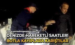 Denizde hareketli saatler: Botla kayıplara karıştılar!