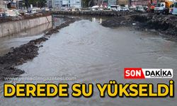 Üzülmez Deresi'nde su seviyesi yükseldi