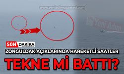 Zonguldak açıklarında hareketli saatler: Tekne mi battı?