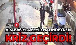 Direksiyon başında epilepsi krizi geçirdi: İşte o anlar!