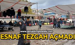 Esnaf tezgah açmadı