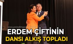 Tahsin Erdem ve eşi Hande Erdem çifti dans etti