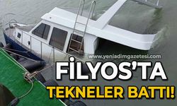 Filyos'ta tekneler battı!