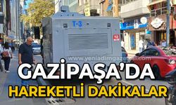 Gazipaşa'da hareketli dakikalar!