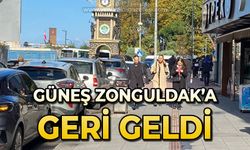 Güneş Zonguldak'a geri geldi