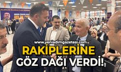 Rakiplerine göz dağı verdi