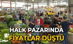 Halk pazarında fiyatlar düşüşe geçti