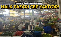 Halk pazarında fiyatlar cep yakıyor