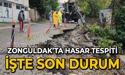 Zonguldak'ta yağış sonrası hasar tespiti: İşte son durum