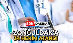 Zonguldak'a 34 hekim atandı