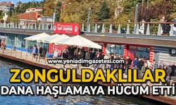 Zonguldaklılar dana haşlamaya hücum etti