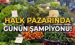 Halk pazarında günün şampiyonu!