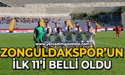 Zonguldakspor'un ilk 11'i belli oldu