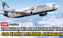 Zonguldak'a da seferleri var: SunExpress 400 kabin memuru alımı yapacak