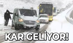 Kar geliyor: Her yer beyaza bürünecek!