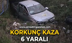 Orman İşletme Müdürlüğü aracı ile otomobil çarpıştı: 6 yaralı