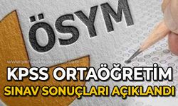 KPSS Ortaöğretim sınav sonuçları açıklandı