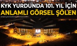 Yurt ışıkları cumhuriyetin 101. yılı için yandı