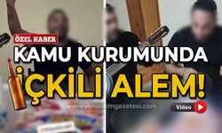 Kamu kurumunda içkili alem!