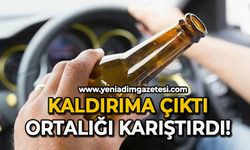 Kaldırıma çıktı, ortalığı karıştırdı