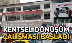 Kentsel dönüşüm çalışması başladı