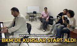 BKM'de kurslar start aldı