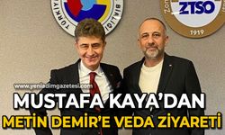 Mustafa Kaya'dan Metin Demir'e veda ziyareti