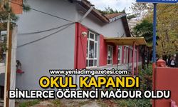 Okul kapandı binlerce öğrenci mağdur oldu