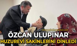 Özcan Ulupınar huzurevi sakinlerini dinledi