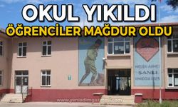 Okul yıkıldı: Öğrenciler mağdur oldu!