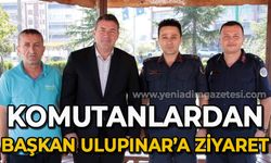 Komutanlardan Özcan Ulupınar'a ziyaret