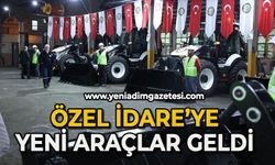 Özel İdare'ye yeni araçlar geldi