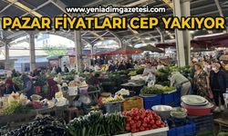 Halk pazarında fiyatlar yükseldi