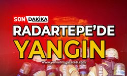 Radartepe'de yangın!