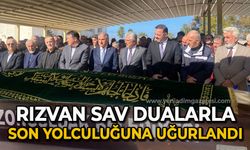 Rızvan Sav dualarla son yolculuğuna uğurlandı