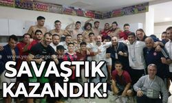 Zonguldakspor savaştı kazandı