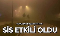 Zonguldak'ta sis etkili oldu