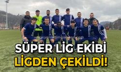 Süper Lig ekibi ligden çekildi