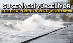 Derelerde su seviyesi yükseliyor, dalga boyu artıyor, fırtına şiddetleniyor!