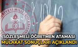 20 bin sözleşmeli öğretmen ataması mülakat sonuçları açıklandı