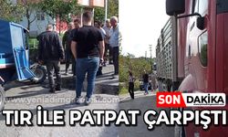 Tır ile patpat çarpıştı: 1 yaralı