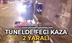 Tünelde feci kaza: 2 yaralı