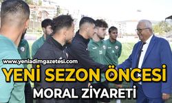 Başkandan yeni sezon öncesi moral ziyareti