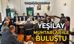 Yeşilay muhtarlar ile buluştu