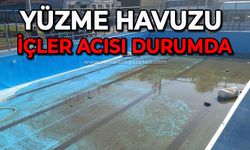 Gelik'te yüzme havuzu içler acısı durumda!