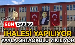 İhalesi yapılıyor: Yaya Ortaokulu yıkılıyor