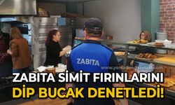 Zabıta simit fırınlarını denetledi