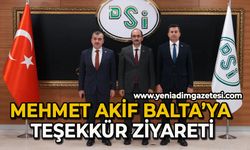 Mehmet Akif Balta’ya teşekkür ziyareti