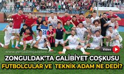 Zonguldak'ta galibiyet coşkusu: Futbolcular ve teknik adam ne dedi?