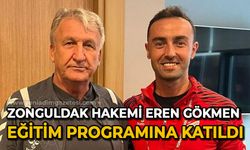 Zonguldak hakemi Eren Gökmen eğitim programına katıldı